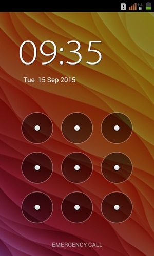 Your phone is now secure with a screen lock