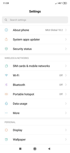 Select SIM cards & mobile networks