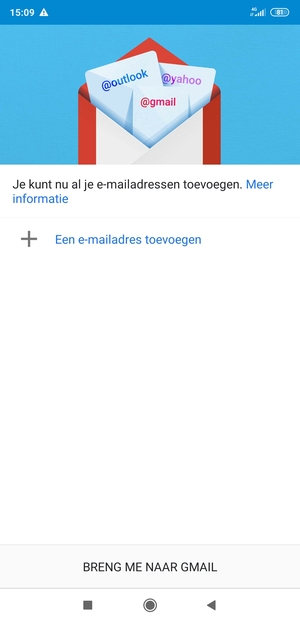 Selecteer Een e-mailadres toevoegen