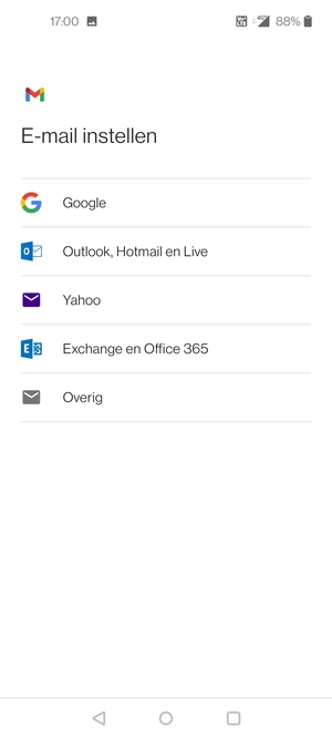 Selecteer Google