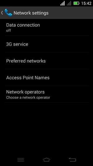 Select Access Point Names