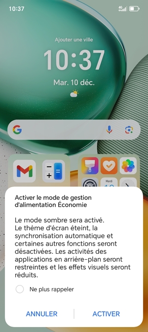 Sélectionnez ACTIVER