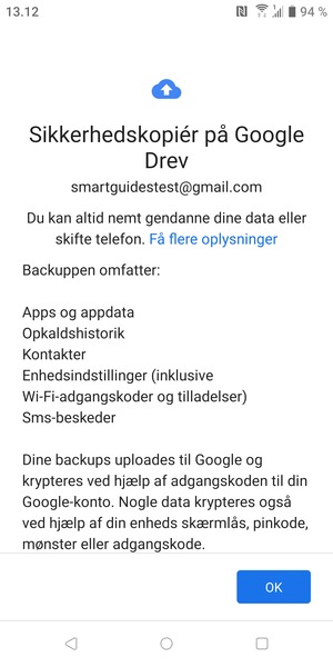 Vælg OK