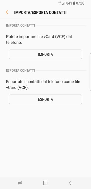 Seleziona IMPORTA
