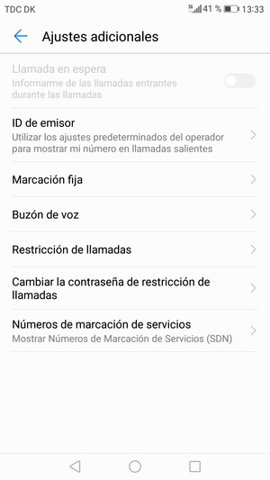 Seleccione Buzón de voz