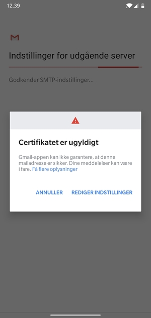 Vælg REDIGER INDSTILLINGER