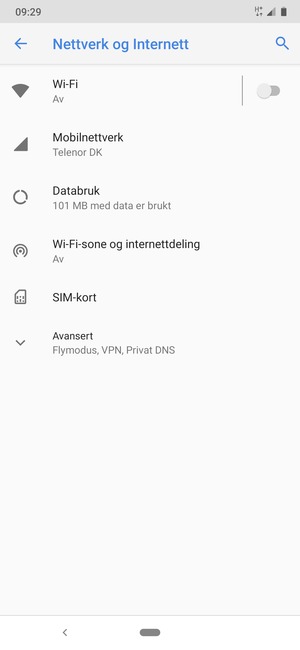 Velg Mobilnettverk