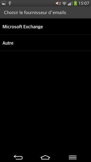 Sélectionnez Autre