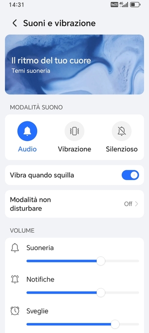 Seleziona la tua opzione preferita