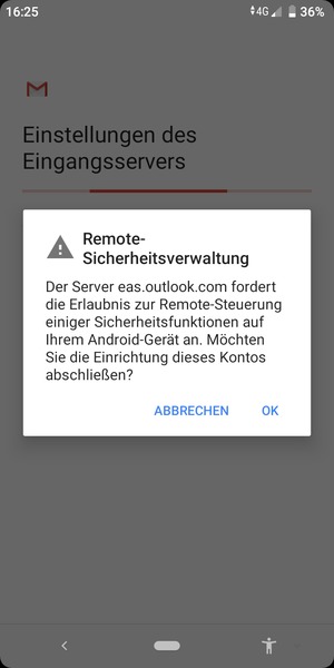 Wählen Sie OK