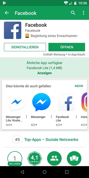 Wählen Sie ÖFFNEN