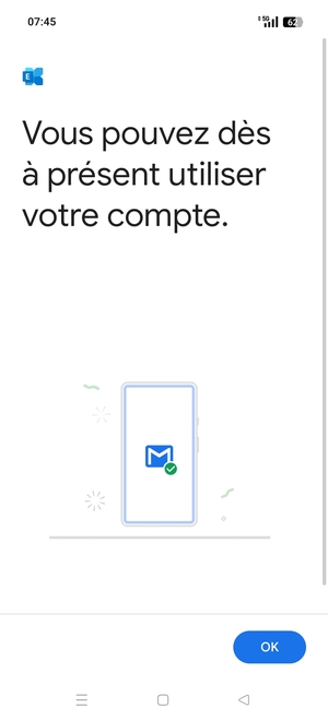 Sélectionnez OK