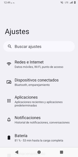Seleccione Redes e Internet