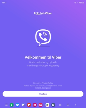 Din app er klar til brug