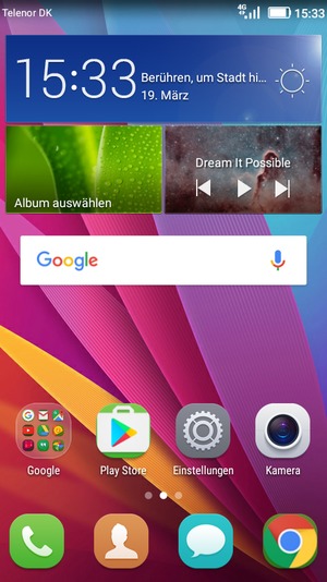 Wählen Sie Einstellungen