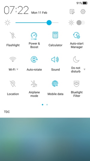 Turn on Automatic brightness