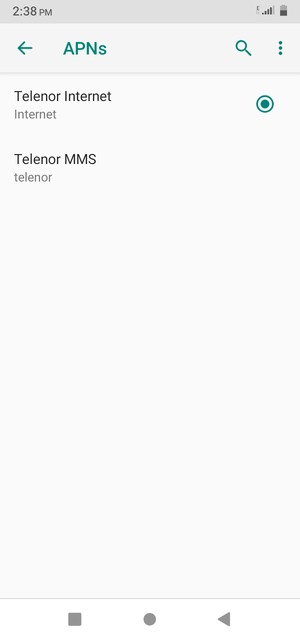Select the Menu button