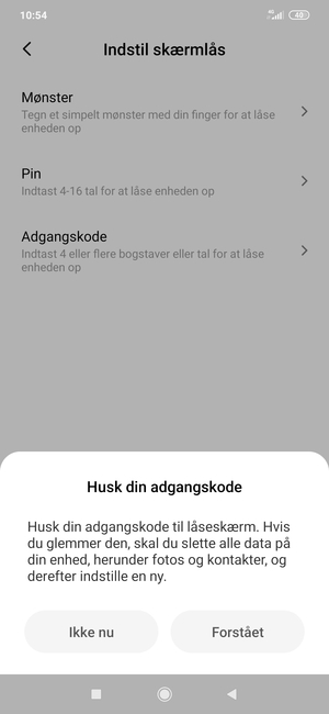 Vælg Forstået