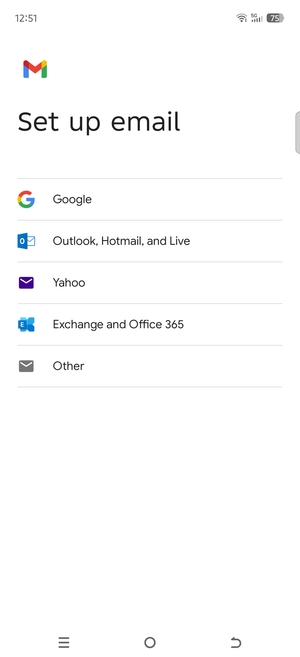 Select Outlook, Hotmail, and Live