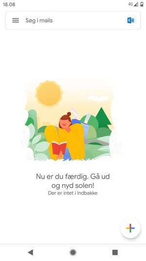 Din konto er klar til brug