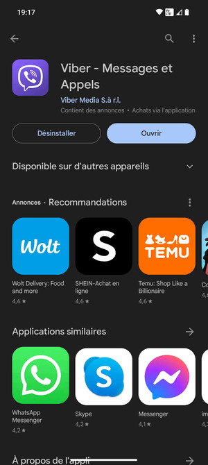 Sélectionnez Ouvrir