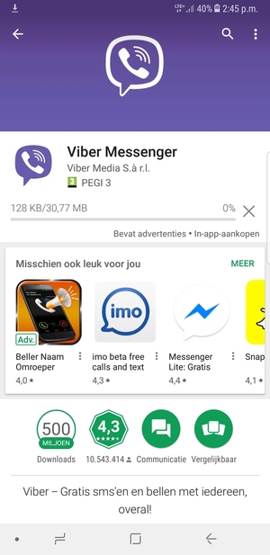 Wacht tot het installatieproces beëindigd is