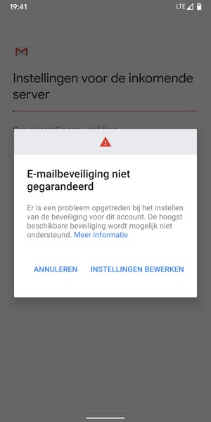Selecteer INSTELLINGEN BEWERKEN