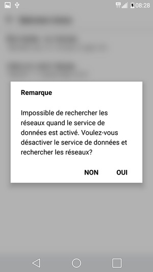 Sélectionnez OUI
