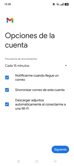 Seleccione Siguiente