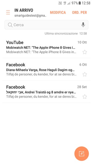 Il tuo Gmail è pronto per l'uso