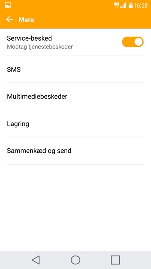 Vælg SMS