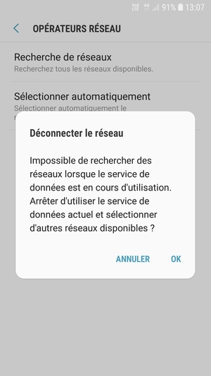 Sélectionnez OK