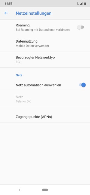 Wählen Sie Zugangspunkte (APNs)