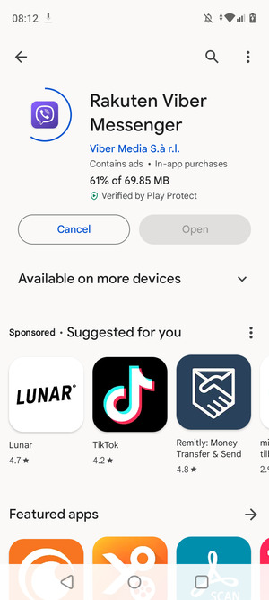 Wait for the installation process to finish