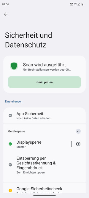Ihr Handy ist jetzt mit einer Bildschirmsperre gesichert