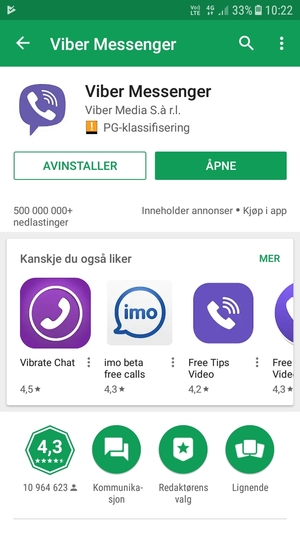 Velg ÅPNE