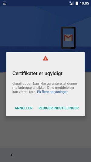 Vælg REDIGER INDSTILLINGER