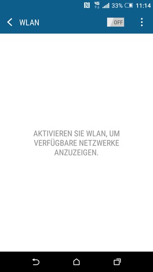 Schalten Sie WLAN ein