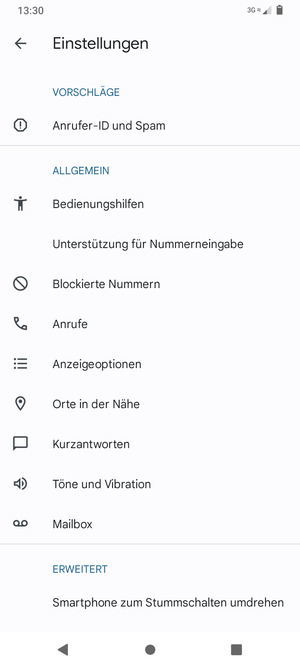 Wählen Sie Mailbox