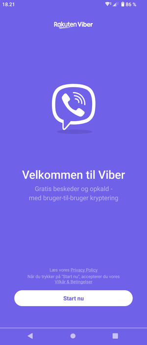 Din app er klar til brug
