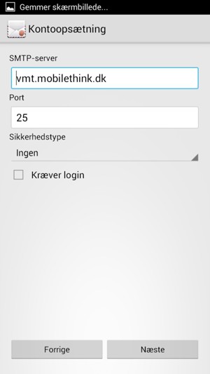 Fjern markeringen i tjekboksen Kræver login og vælg Næste