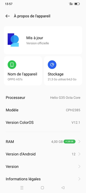 Sélectionnez Mise à jour logicielle