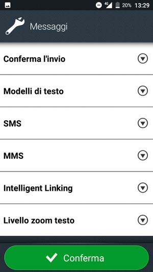Seleziona SMS