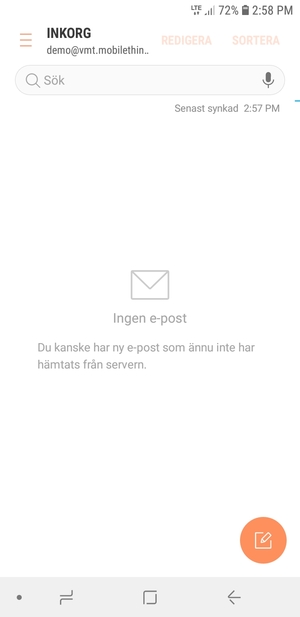 Ditt konto är redo att användas
