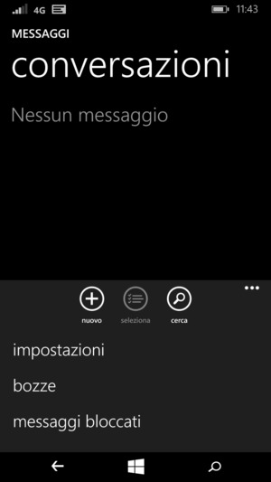 Seleziona impostazioni