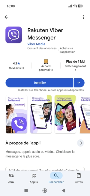 Sélectionnez Installer