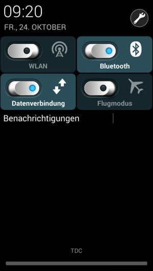 Schalten Sie Bluetooth aus