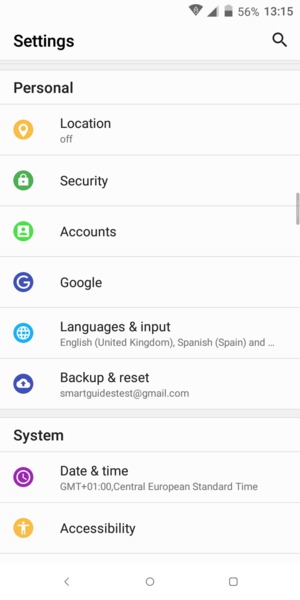 To change the PIN for the SIM card, go to the Settings menu and select Security