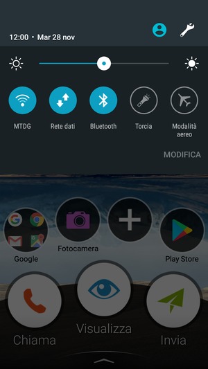Disattiva Wi-Fi e Bluetooth