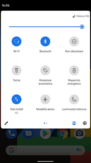 Disattiva Wi-Fi e Bluetooth